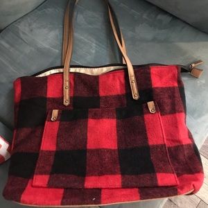 Sonoma Buffalo Plaid Purse
